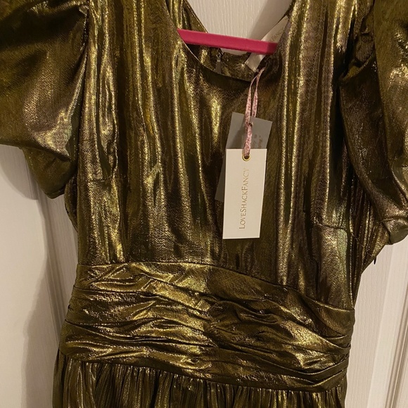 LoveShackFancy Dresses & Skirts - LSF Mercy Dress Gold  (FINAL SALE PRICE $88)
